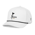 White Roped Saven Golf Hat